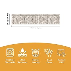 HY HAO YUN LAI Hallway Runners: 14ft Washable Ultra
