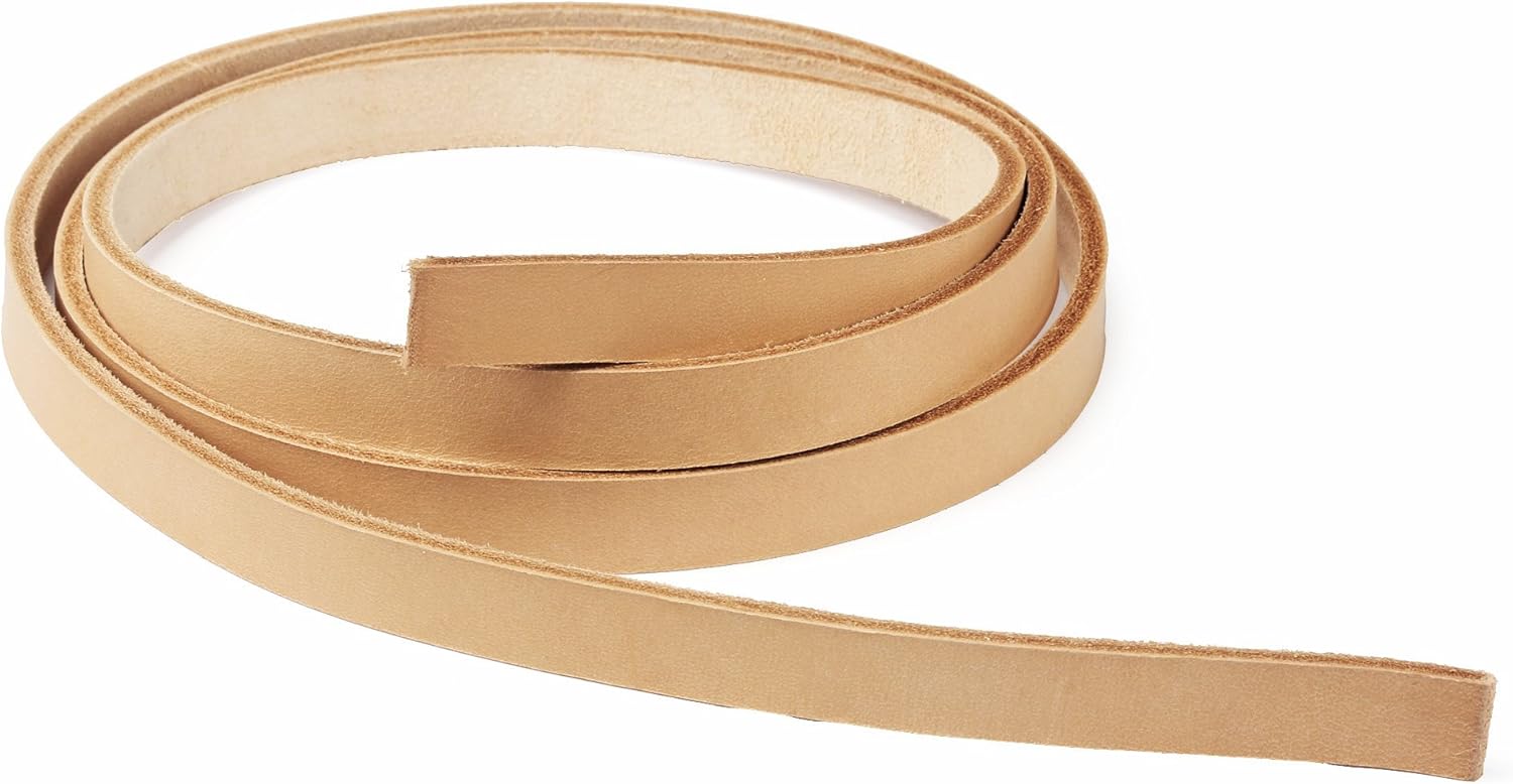 WUTA Veg Tanned Leather Handmade Belt Blank Cowhide Strip Genuine