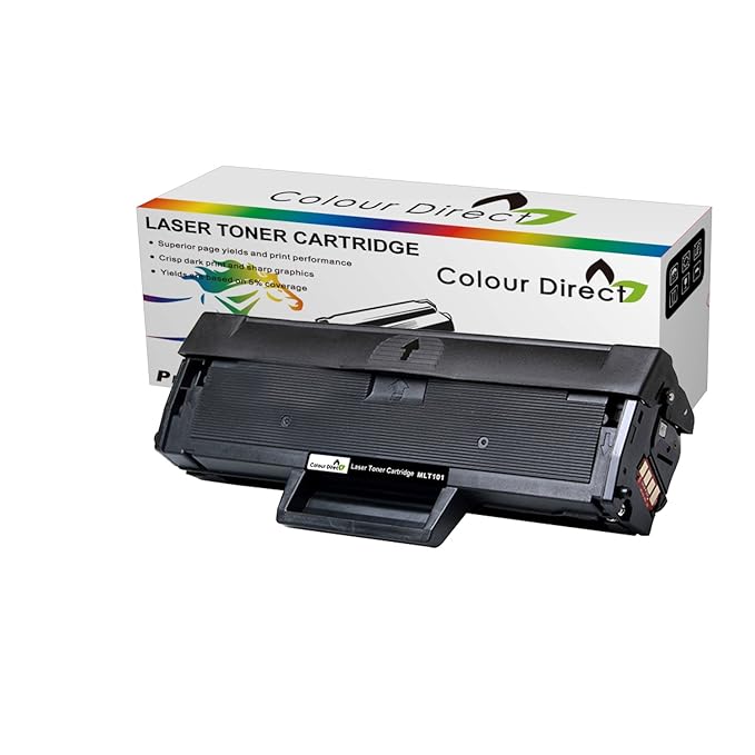 Colour Direct Kompatibel Schwarz Toner Patronen Ersatz für SAMSUNG MLT-D101S ML-2160 ML-2165W ML-2168 SCX-3400 SCX-3405 SCX-3