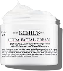 Kiehl's Ultra Facial Cream, with 4.5% Squalane to Strengthen Skin's Moisture Barrier, Skin Feels Softer and Smoother, Long-La