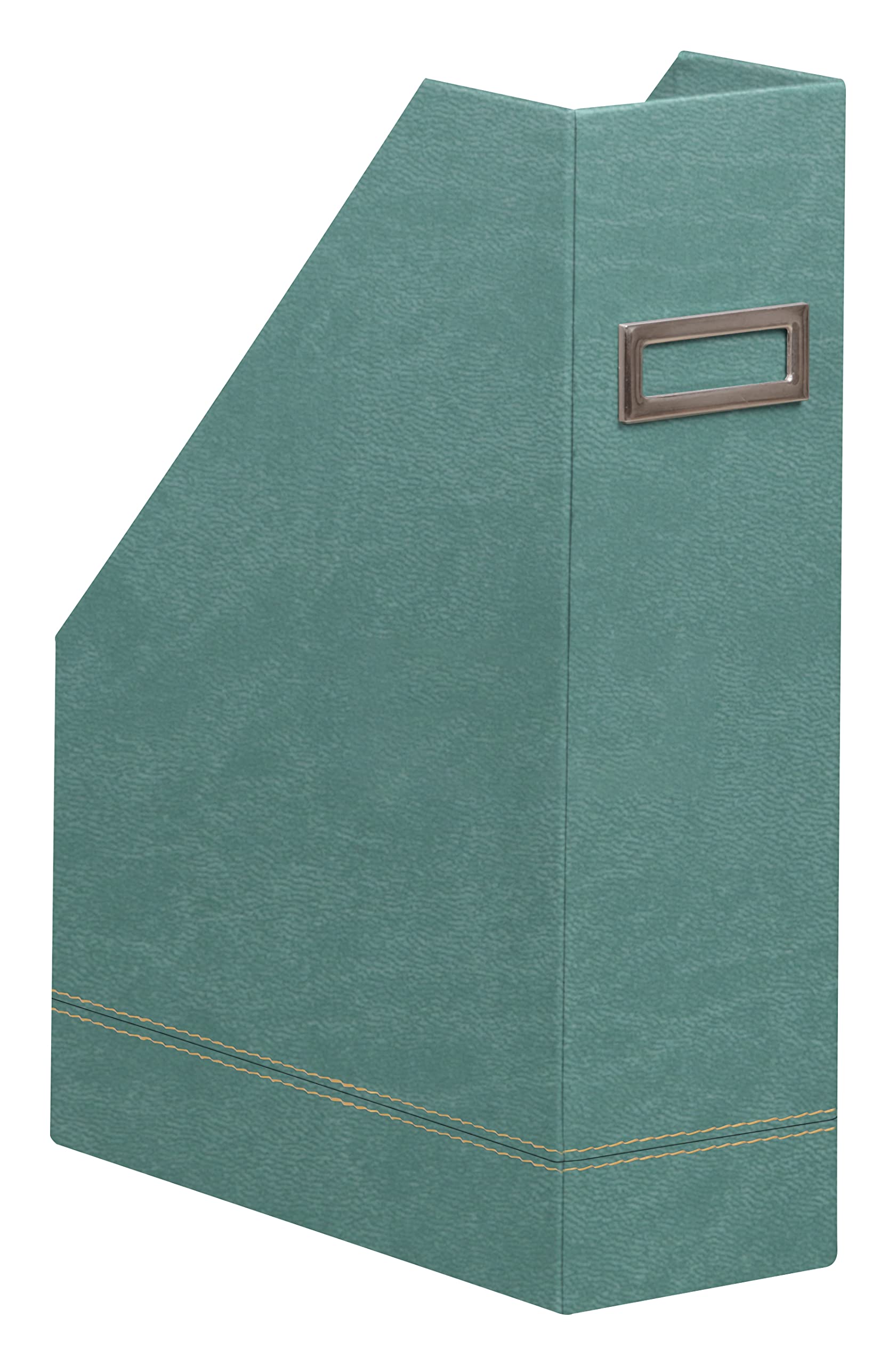 RHODIA 194549C - Water Magazine Rack - 10x25x31 cm - Orange Saddle Stitching - Faux Leather Exterior - Home Office Collection Rhodiarama - Office Organization & Design Storage — image 1