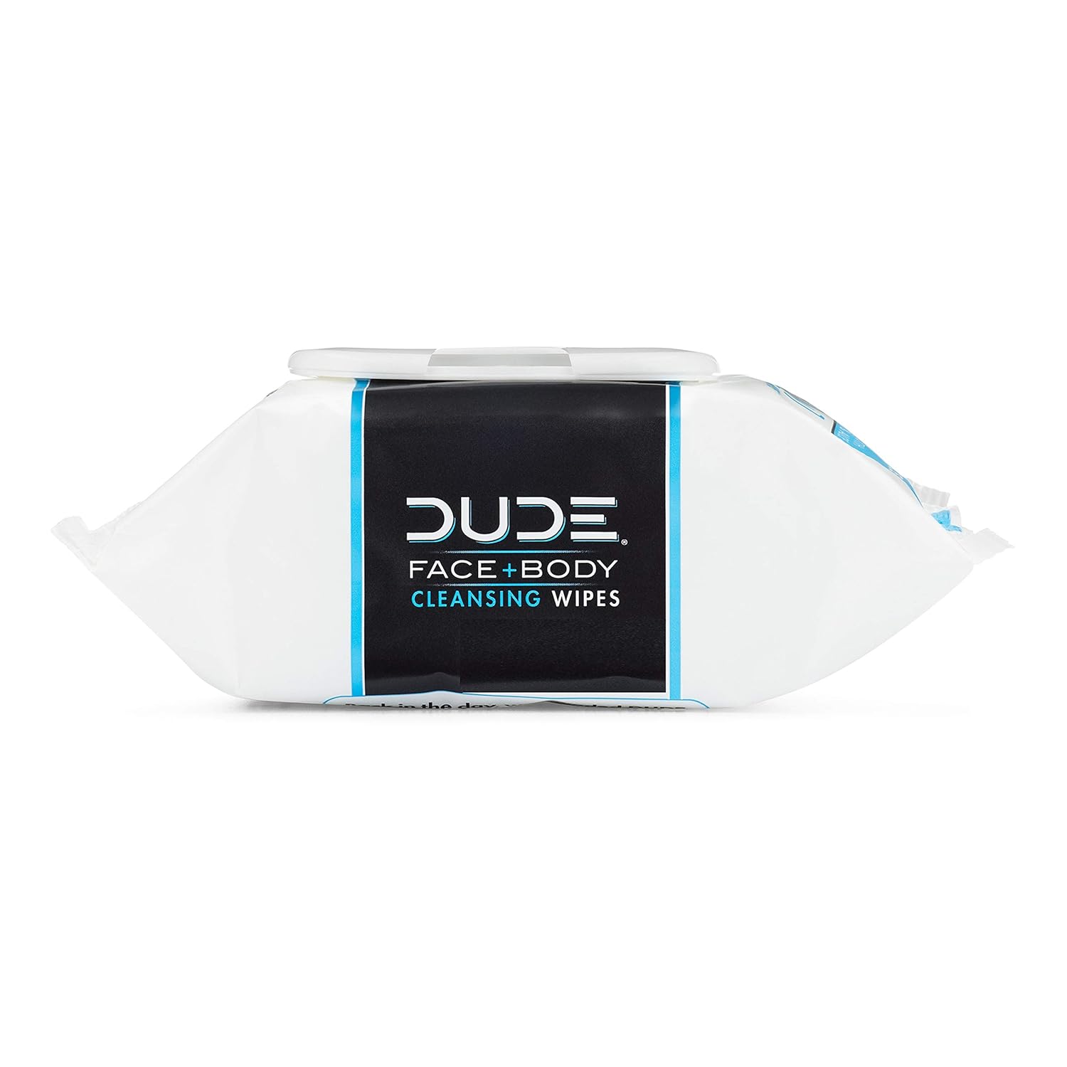 DUDE Face & Body Wipes 30 Count Unscented for Sensitive Skin Infused with Refreshing Sea Salt & Soothing Aloe, Moisturizing Face Cleansing Cloths for Men, Hypoallergenic, Alcohol Free: Beauty