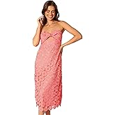 Petal & Pup Tyler Strapless Midi Dress - Watermelon 4