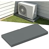 Cestluck Mini Split Air Conditioner Pad Condenser AC Pad 18" x 38" x 3" | 660 Lbs HVAC Ground Base for Outside, Portable Anti Vibration Pad for Ductless Minisplit Heat Pump Systems, Generator, Gray