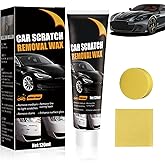 Scratch Remover for Vehicles, Upgrade Car Scratch Remover for Deep Scratches, Car Polishing Wax Scratch Remover for Vehicles,Car Scratch Repair Paste,Cars Paint Scratchs Repair Kit with Wipe Sponge