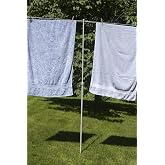 Household Essentials Outdoor Telescoping Clothesline Prop, Steel