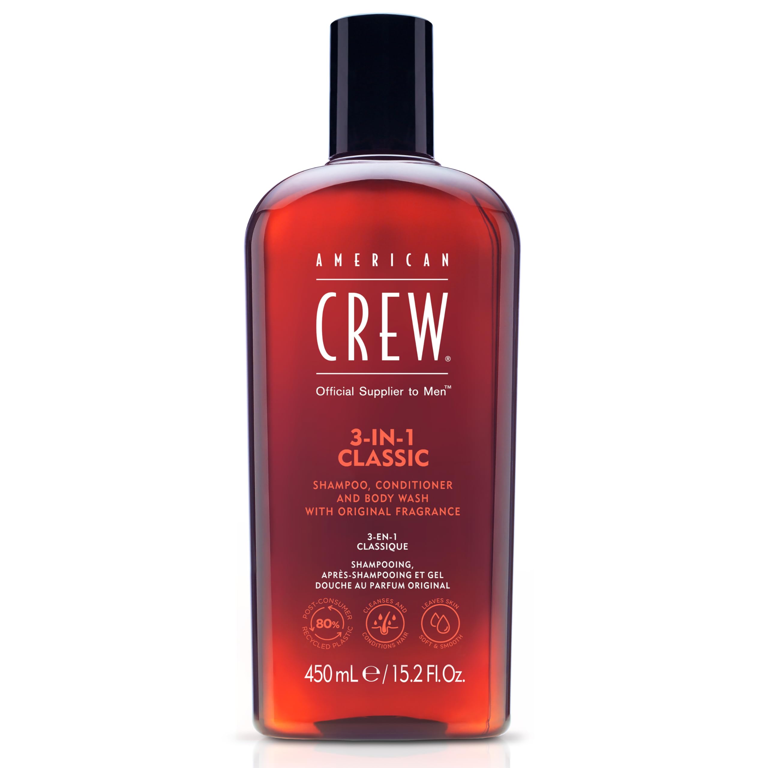 American Crew 3-in-1 Shampoo/Conditioner and Body Wash 450 ml