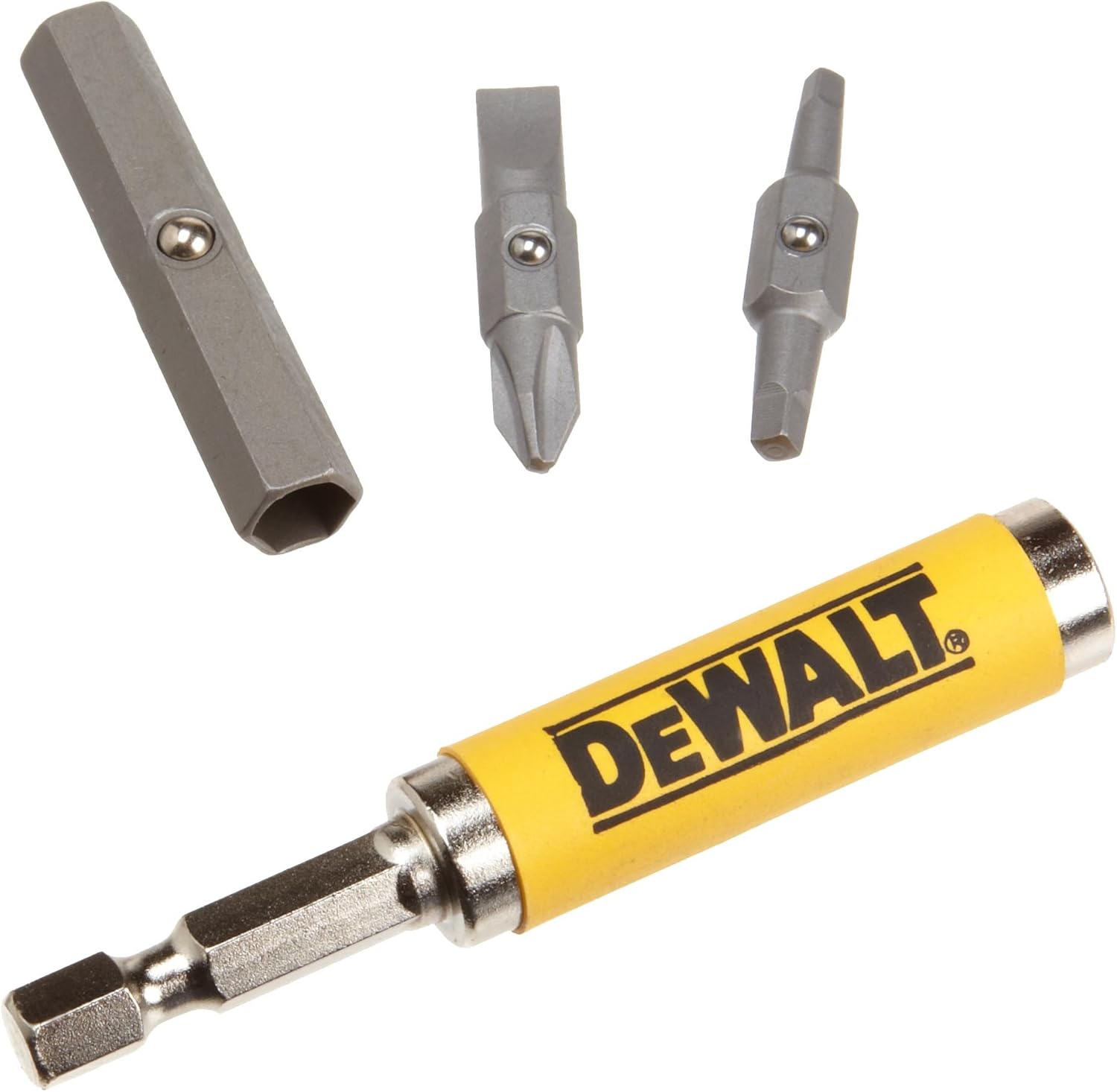 DEWALT Bit Set with 6in1 Flip and Switch Driver System, 4Piece
