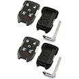 Replacement Key Fob Shell Case For 2014-2017 Chevrolet Tahoe – Black (RemoteSuperMarket RSM287)