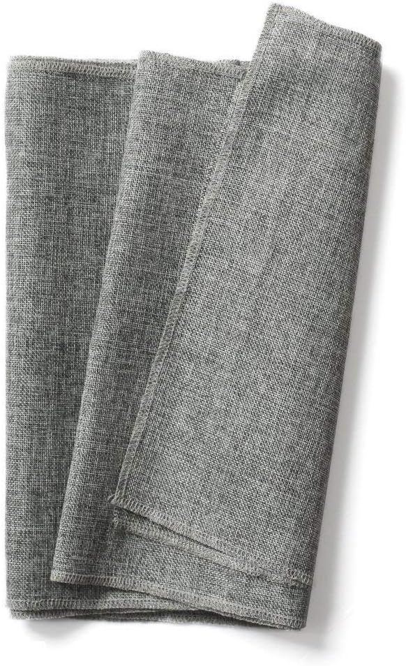 Ling's moment Gray Table Runner Faux Burlap Table Runners Imitated Linen 14 x 48 Inch for Wedding Party Table Farmhouse Table Runner