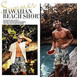 Men's Swim Trunks Quick Dry Hawaiian Board Shorts