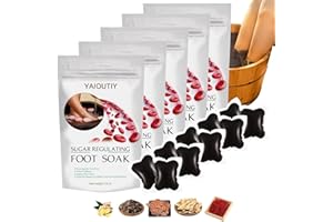 YaiouTiy Herbs Cleansing Foot Soak Beads, Moisturizes The Skin and Relieves Fatigue, Sugar Regulating Foot Soak, Natural Herbal Foot Cleansing Soak Beads (50 Pcs)