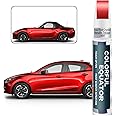 46V Soul Red Crystal Metallic Tricoat Touch Up Paint for Mazda, Car Paint Pen Scratch Repair Two-In-One Touch Up Paint, Premium Car Scratch Remover for Deep Scratches