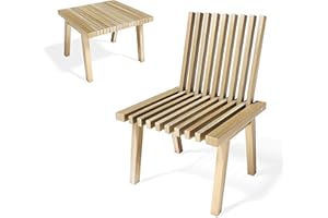Melino Wooden Convertible Bench Picnic Table (Small Size)