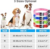 PcEoTllar Light Up Dog Collar Rechargeable Waterproof Adjustable Blue-L view 6