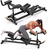 Spine Twist &amp; Stretch Trainer &ndash; 4-Level Adjustable Core Workout Machine for Home Gym, Waist Toning, Back Pain Relief, and Full Body Stretching with Digital Timer