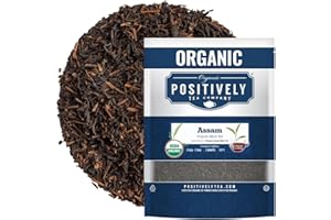 Organic Positively Tea Company, Assam TGFOP Black Tea, Loose Leaf, 16 Ounce