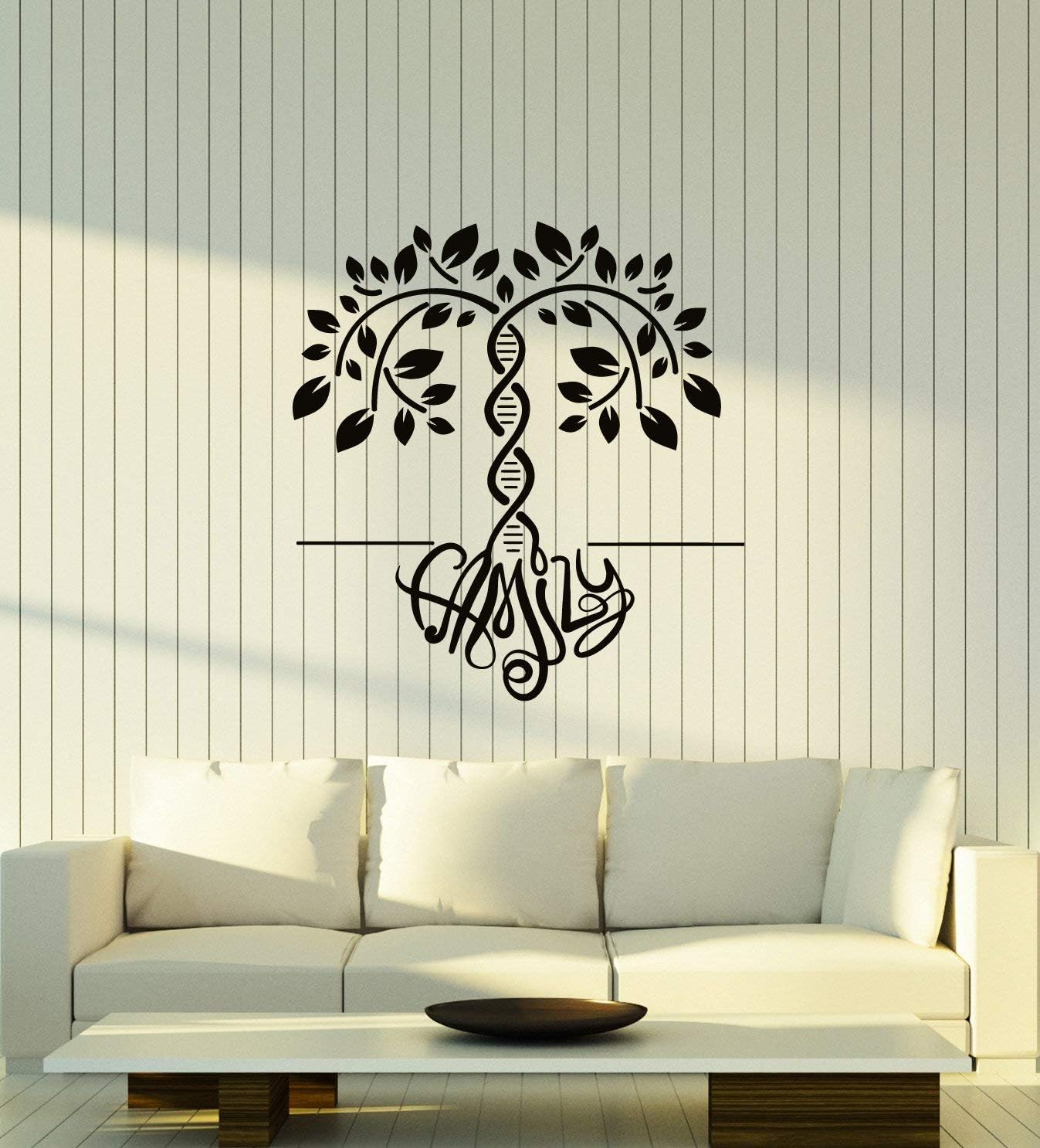 Amazon Com Vinyl Wall Decal Dna Family Tree Logo Word Home