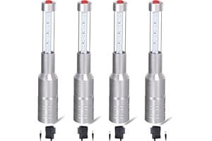 4 Pieces Bottle Service Light Rechargeable Strobe Baton Lights Reusable Handheld Champagne Bottles Services Sparklers Topper 
