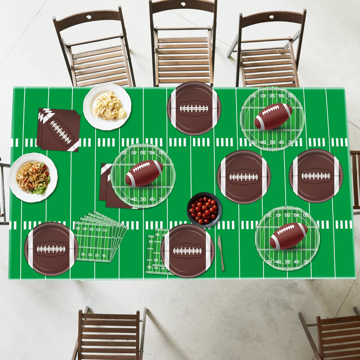 Football Party Supplies Set