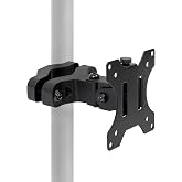 Mount-It! Universal VESA Pole Mount | Full Motion TV Pole Bracket | VESA 75 100 | Fits TVs or Monitors Up to 32 Inches