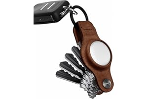 KEY SMART KeySmart AirTag Keychain Key Holder, Compatible with Apple AirTag Holder, Key Organizer Keychains