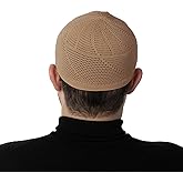 Modefa Islamic Premium Turkish Dervish Kufi Hats for Men Lightweight Breathable Muslim Cap One Size Fit