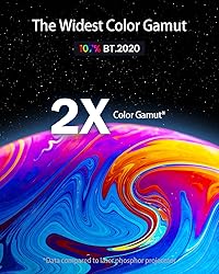 4K Smart Projector with Wifi and Bluetooth, 1080P