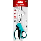 SINGER ProSeries&trade; 9" Pinking Shears, Stainless Steel, No-Fray Zigzag Cut | Stainless steel 9 inch pinking shears with 5mm sawtooth blades minimize fraying; soft grip, for fabrics and paper crafts