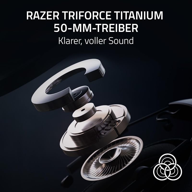 BlackShark V2 HyperSpeed für PC - Kabelloses ultra leichtes E-Sport Gaming-Headset (280g, HyperClear Super-Breitband-Mik, TriForce Titanium 50-mm-Treiber, Bluetooth) Schwarz