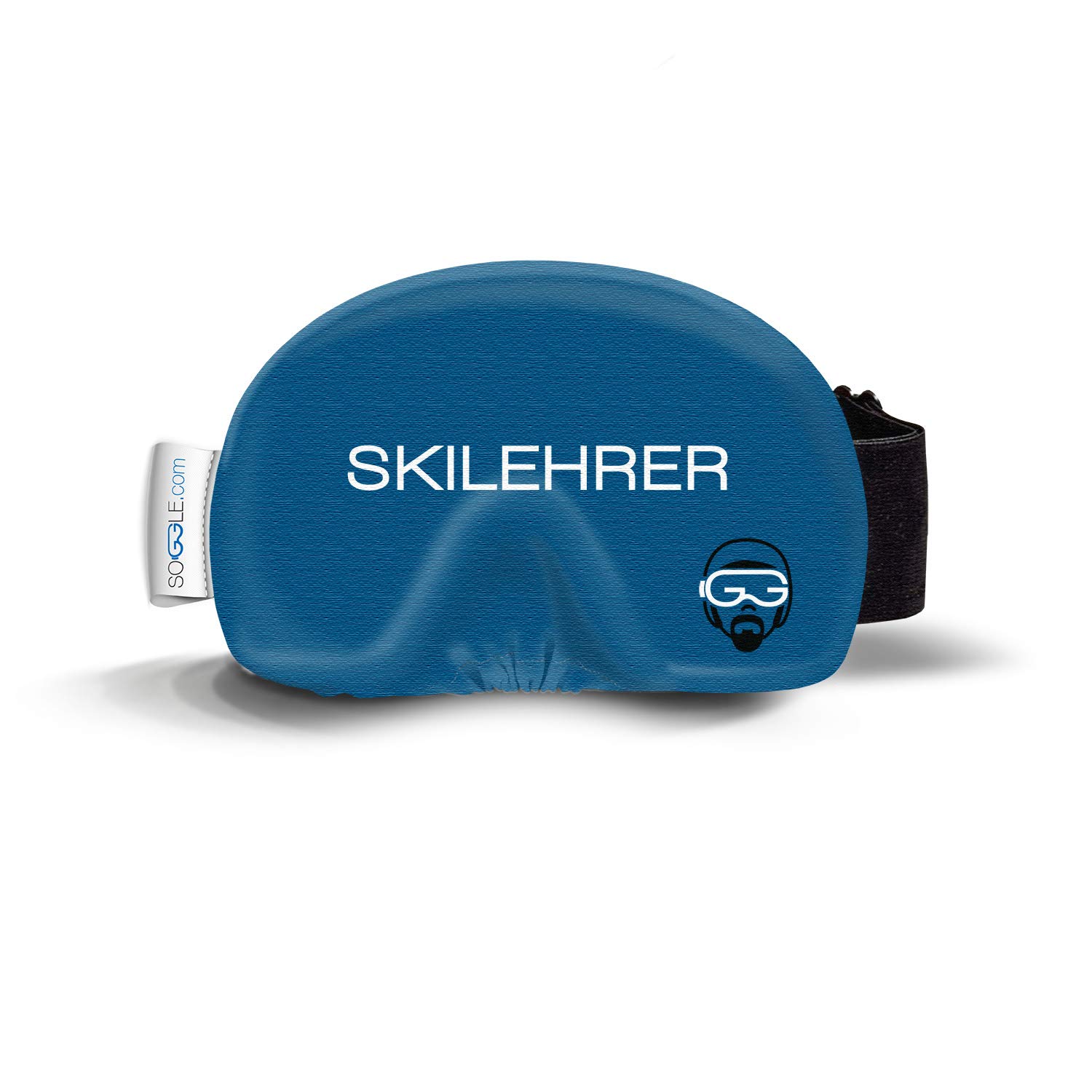 Soggle Ski Goggle Protective Cover (One Size, Blue), Cleaning Cloth, Brand 08 Ski Instructor