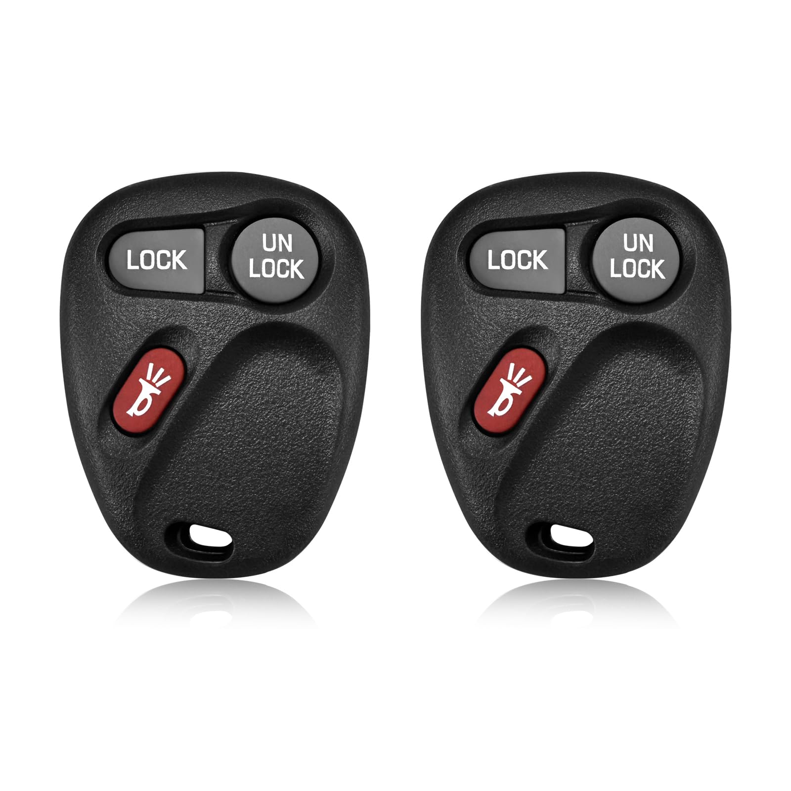 Photo 1 of (BAGGED) (USED/FAIR) 2 Keylessbest Replacement for 1998 1999 2000 2001 2002 Chevrolet S10 Silverado Blazer GMC Sonoma Yukon Jimmy Key Fob Remote Control KOBUT1BT 3 Buttons 315MHz