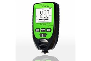 VVV-GROUP Paint Thickness Gauge CM-205FN for Cars | Digital Paint Meter, Paint Depth Gauge, Coating Thickness Tester, Car Paint Tester, Mil Gauge, LCD, Ferrous/Non-Ferrous, Auto Calibration