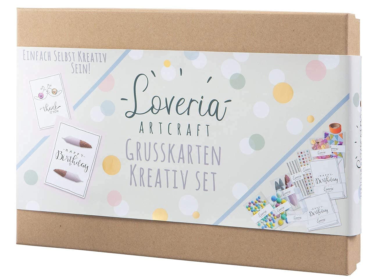 Loveria Greeting cards creative set