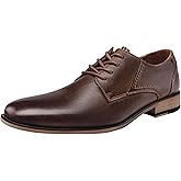 Jousen Men's Dress Shoes Leather Classic Formal Mens Oxfords Retro Derby Oxford