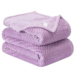 Fuzzy Throw Blanket, Plush Fleece Blankets for