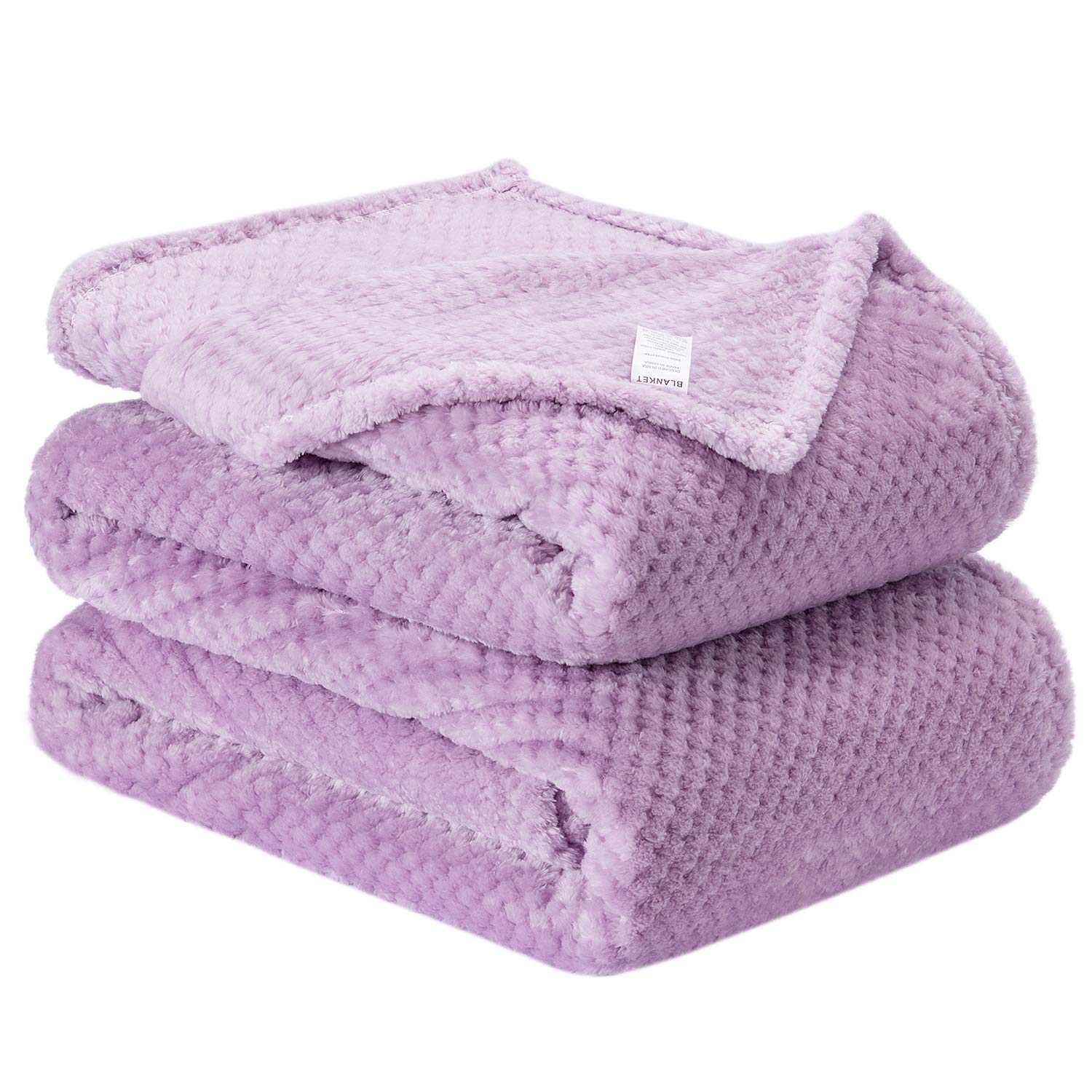 Fuzzy Throw Blanket, Plush Fleece Blankets for