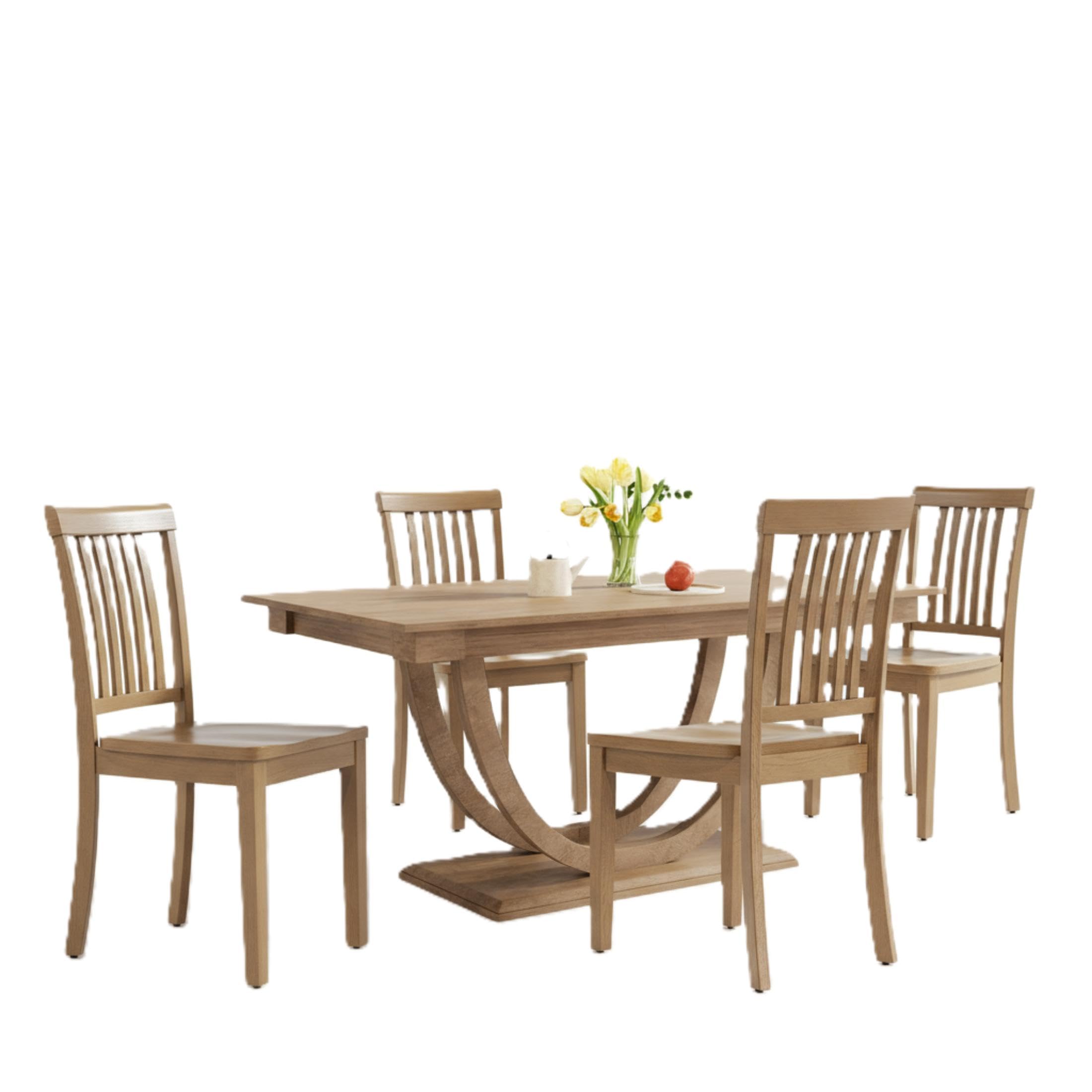 Photo 1 of *****ONLY 2 CHAIRS***** COLAMY Wooden Dining Chairs. Spindle High Back Windsor Kitchen Side Chair, Farmhouse Dining Chairs for Kitchen and Dining Room, Light Brown