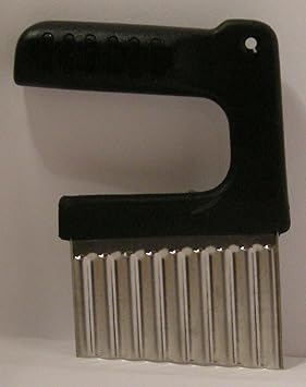 Gemüsemesser - Gemüseschneider - Wellenklinge - Edelstahl