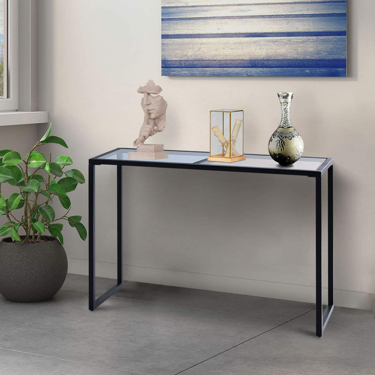 Best Glass Top Console Table Modern