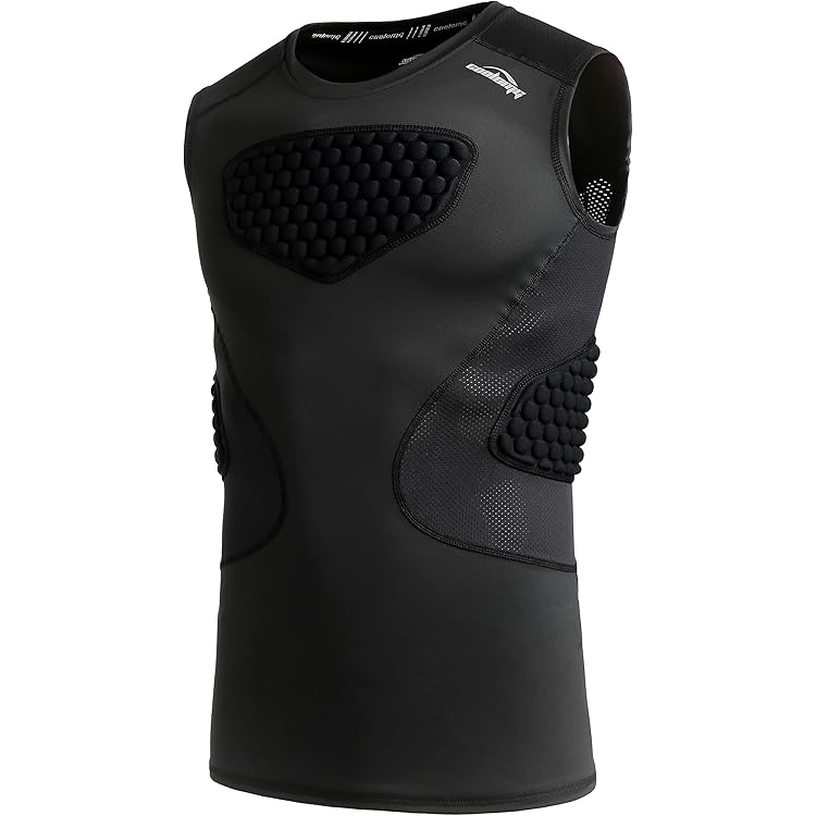 CoolOMG Youth Baseball Padded Shirt 