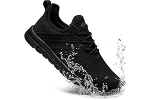 Taquco Non Slip Work Shoes for Women Slip On Sneakers Water Resistant Shoe Slip Resistant Food Service Zapatos Antideslizantes para Mujer, Black US 5-11