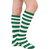 Century Star Toddler Stripe Knee High Socks Girls Long Tube Halloween Sock Kids Cotton Stocking