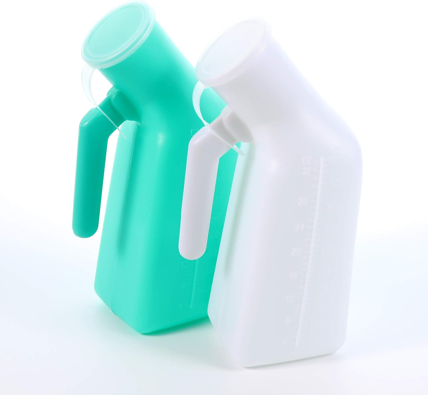 Guapie 2 Packs 1000ml/34oz Male Portable Urinal Pee Bottles Home Urinal Potty for Men: Health & Personal Care