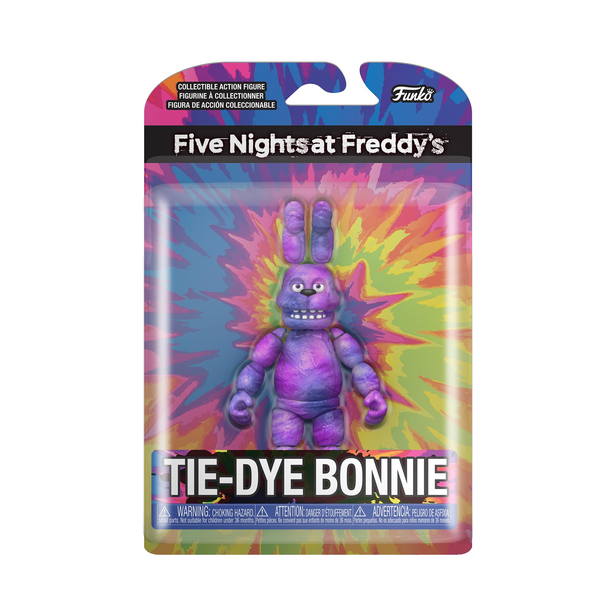 Funko Action Figure 5": Five Nights At Freddy's (FNAF) TieDye - Bonnie the Rabbit - Collectable Toy - Gift Idea - Official Merchandise - Video Games Fans