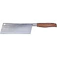 IMUSA USA IMU-73053 5.5" Stainless Steel Cleaver with Woodlook Handle