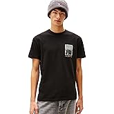 Tommy Jeans Mens Short Sleeve Cotton T-Shirts with Printed Photo Back Graphic
