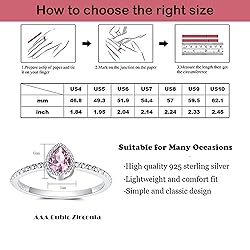 ZOEXUE Stacking October Birthstone Ring for Women