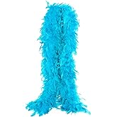 THARAHT Chandelle Feather Boa 19 Color-38g/55g100g 2Yard Dancing Wedding Party Halloween Costume Decoration Feathers boa