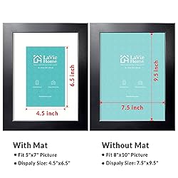 LaVie Home 8x10 Picture Frame, 8 x 10 Frame Display